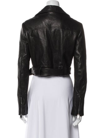 Khaite Leather Biker Jacket