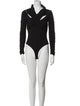 Khaite V-Neck Long Sleeve Bodysuit