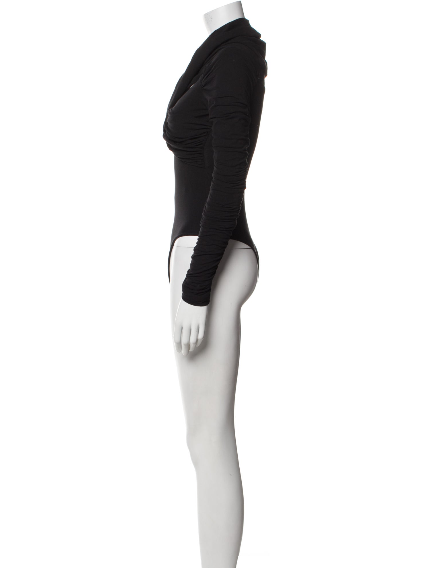 Khaite V-Neck Long Sleeve Bodysuit