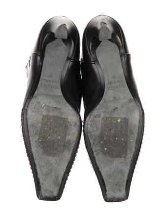 Khaite Leather Crystal Embellishments Western Boots