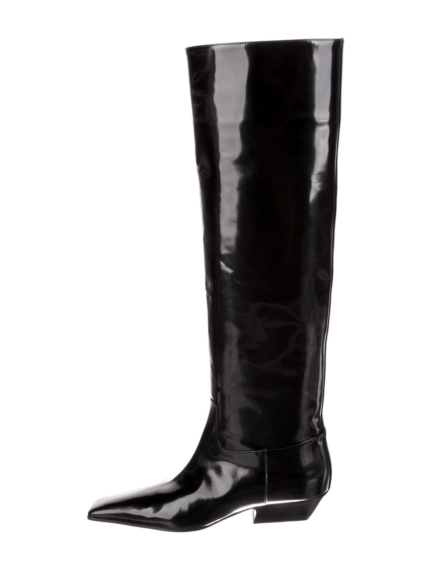 Khaite Patent Leather Boots