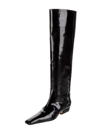 Khaite Patent Leather Boots