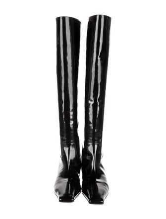Khaite Patent Leather Boots