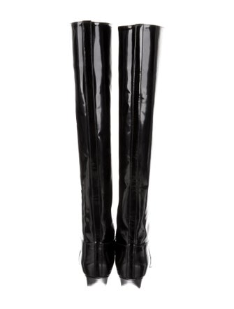 Khaite Patent Leather Boots