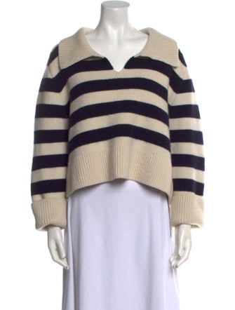 Khaite Cashmere Striped Sweater