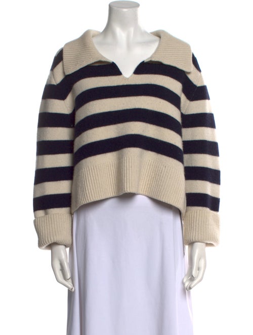 Khaite Cashmere Striped Sweater
