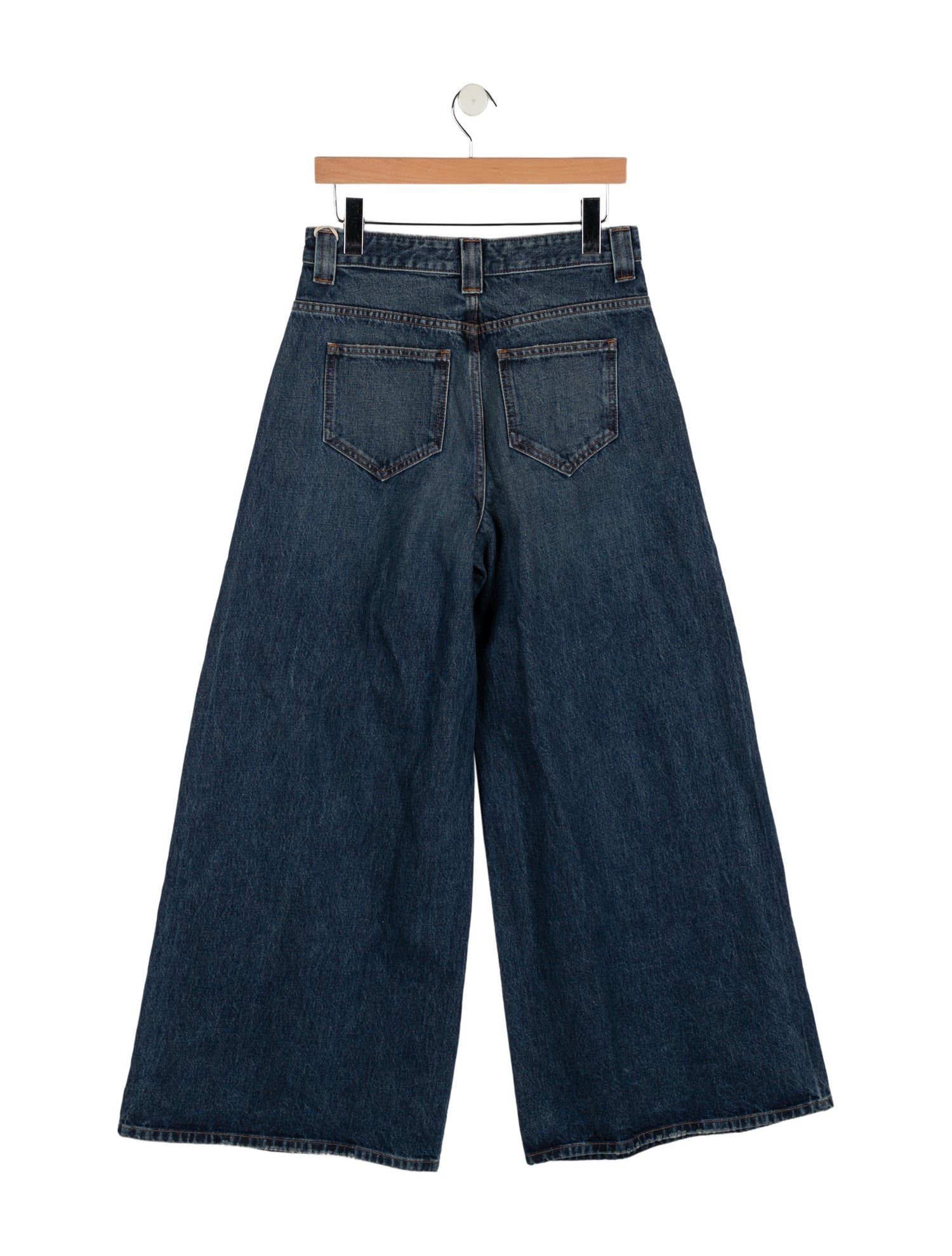 Khaite High-Rise Wide Leg Jeans