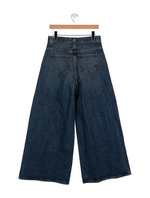 Khaite High-Rise Wide Leg Jeans