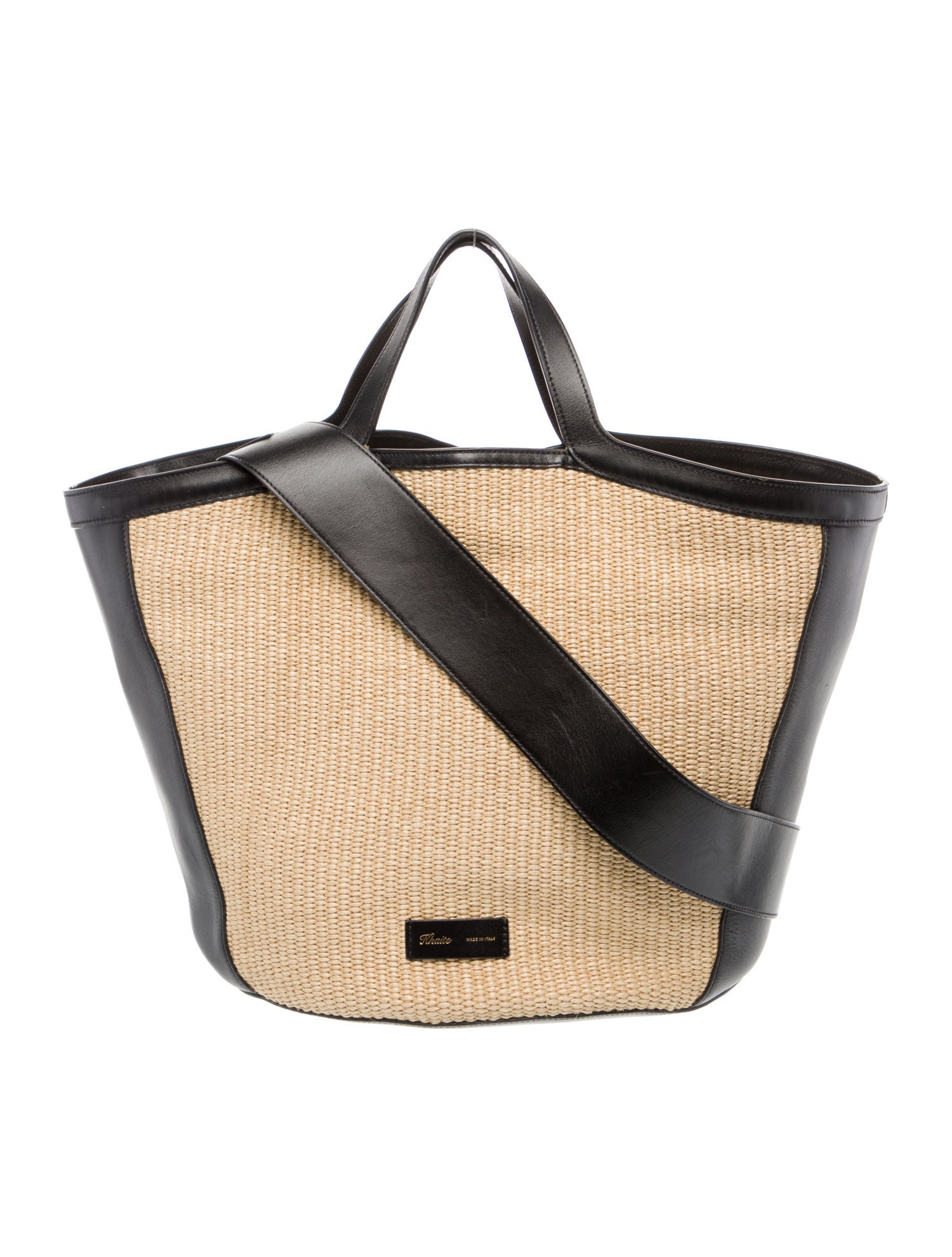 Khaite Straw Bucket Bag