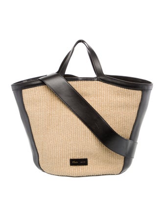 Khaite Straw Bucket Bag