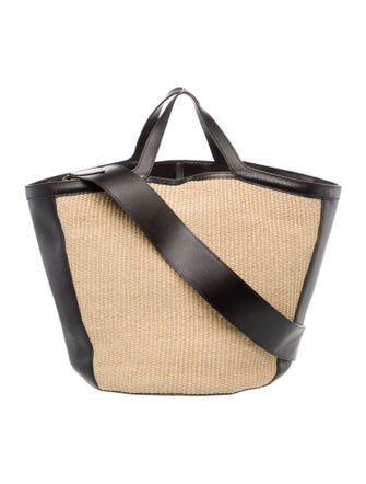 Khaite Straw Bucket Bag