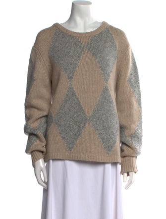 Khaite Cashmere Printed Sweater
