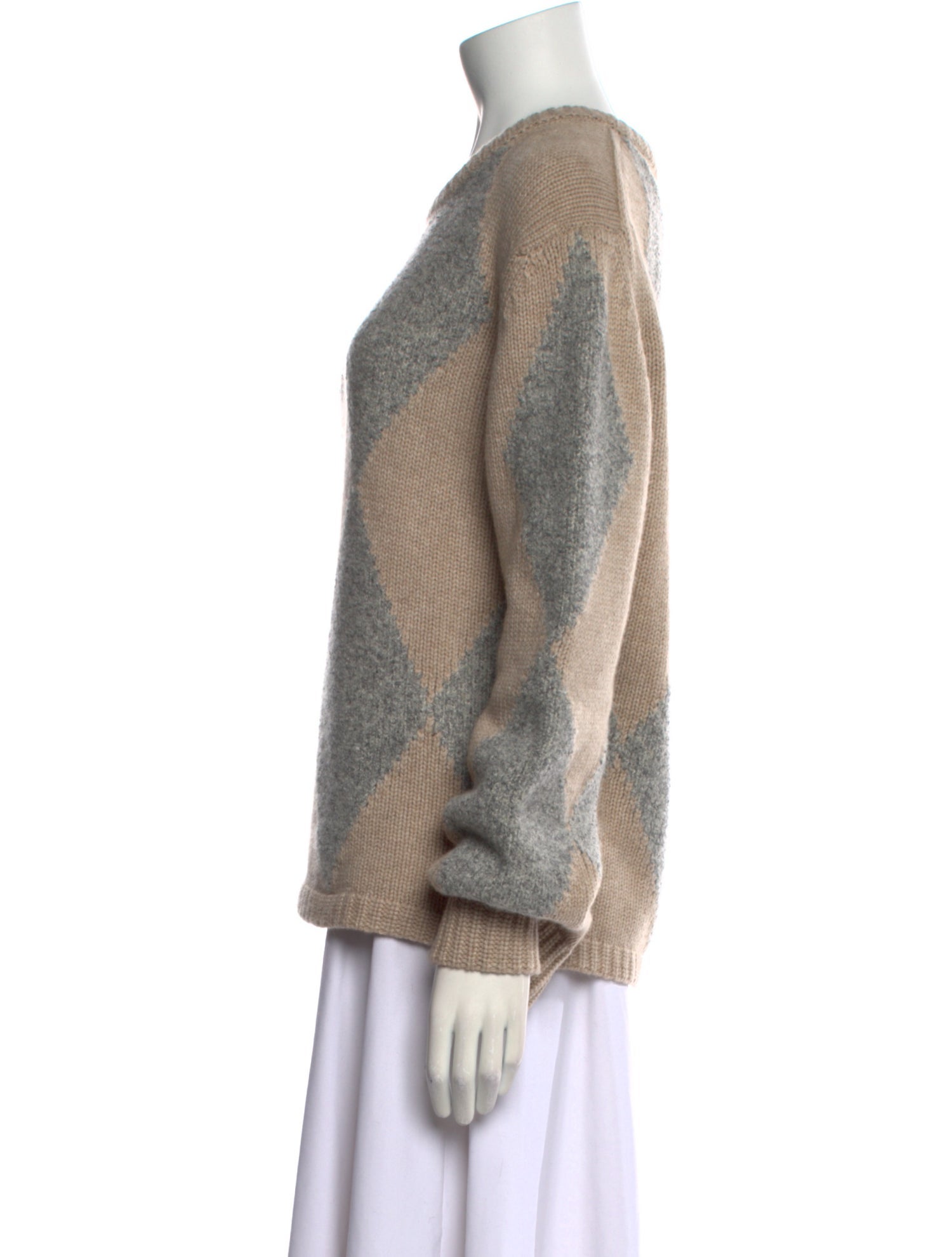 Khaite Cashmere Printed Sweater