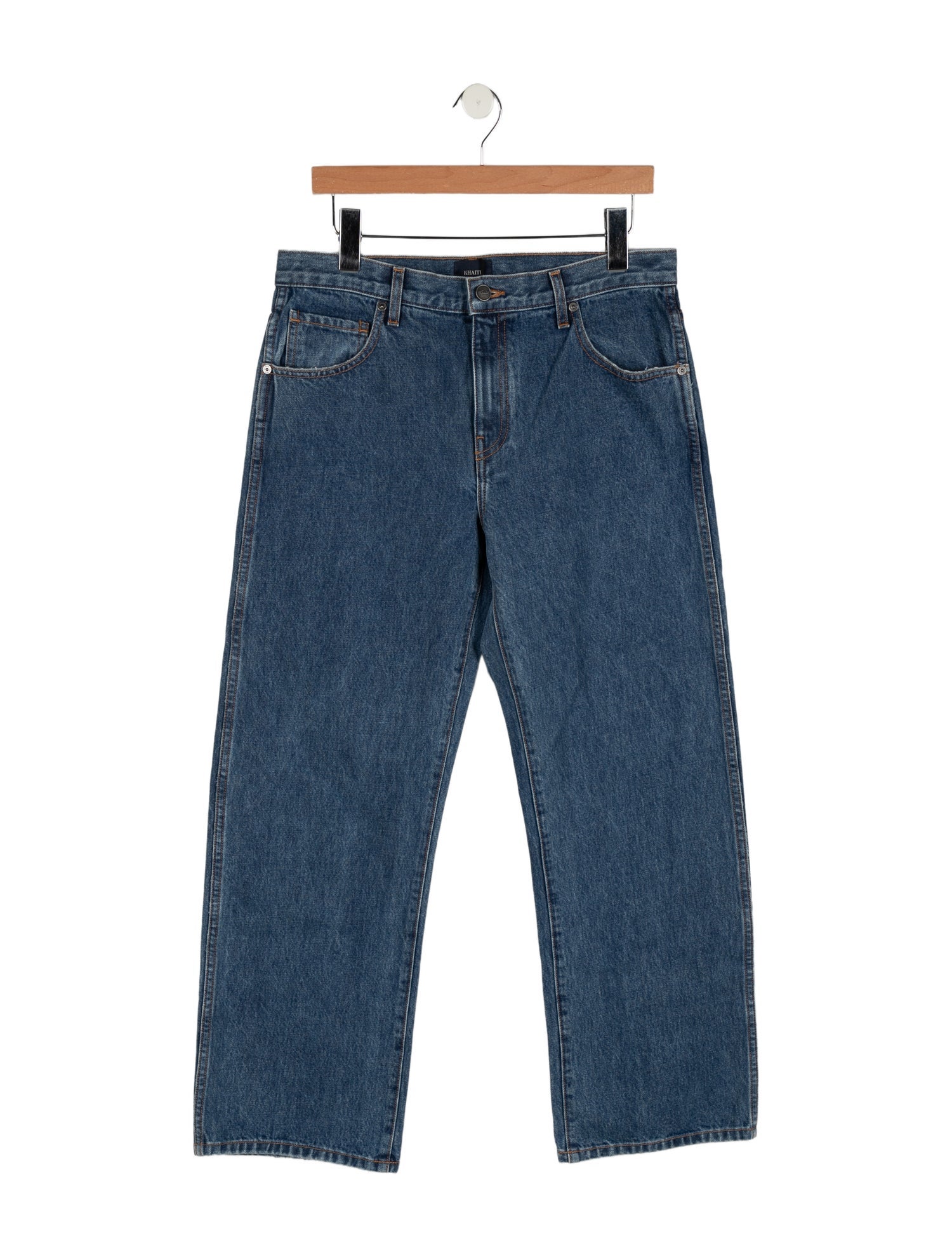 Khaite High-Rise Wide Leg Jeans