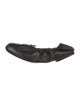Khaite Leather Bow Accents Ballet Flats