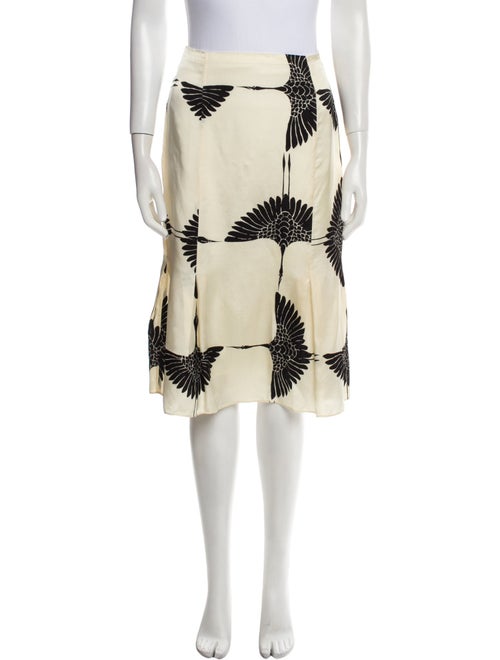 Khaite Printed Knee-Length Skirt