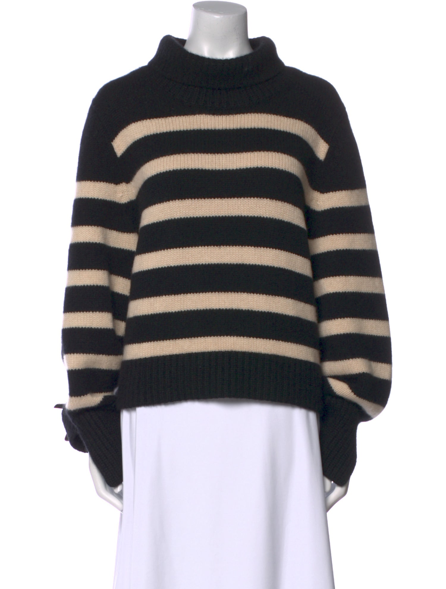 Khaite Cashmere Striped Sweater