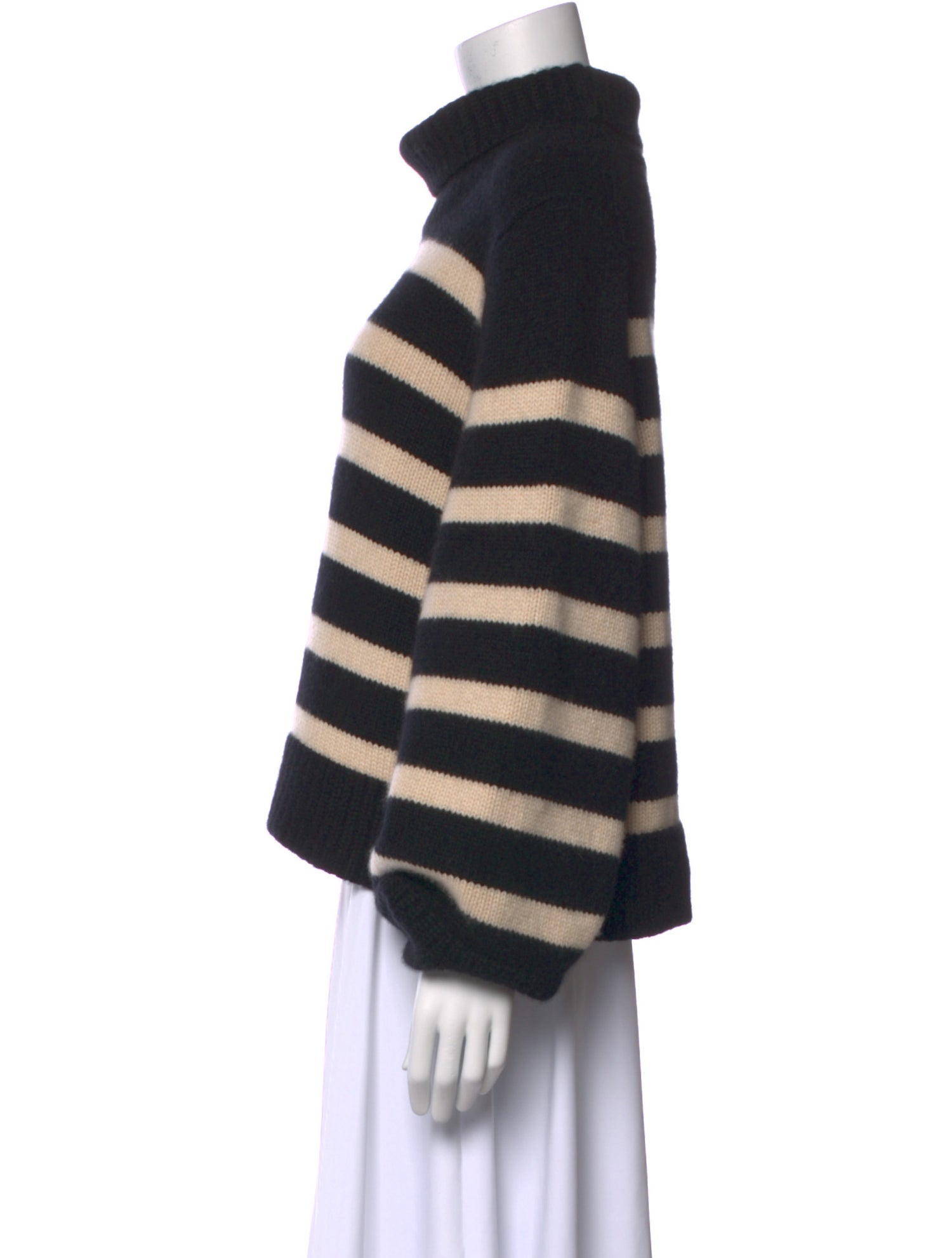 Khaite Cashmere Striped Sweater