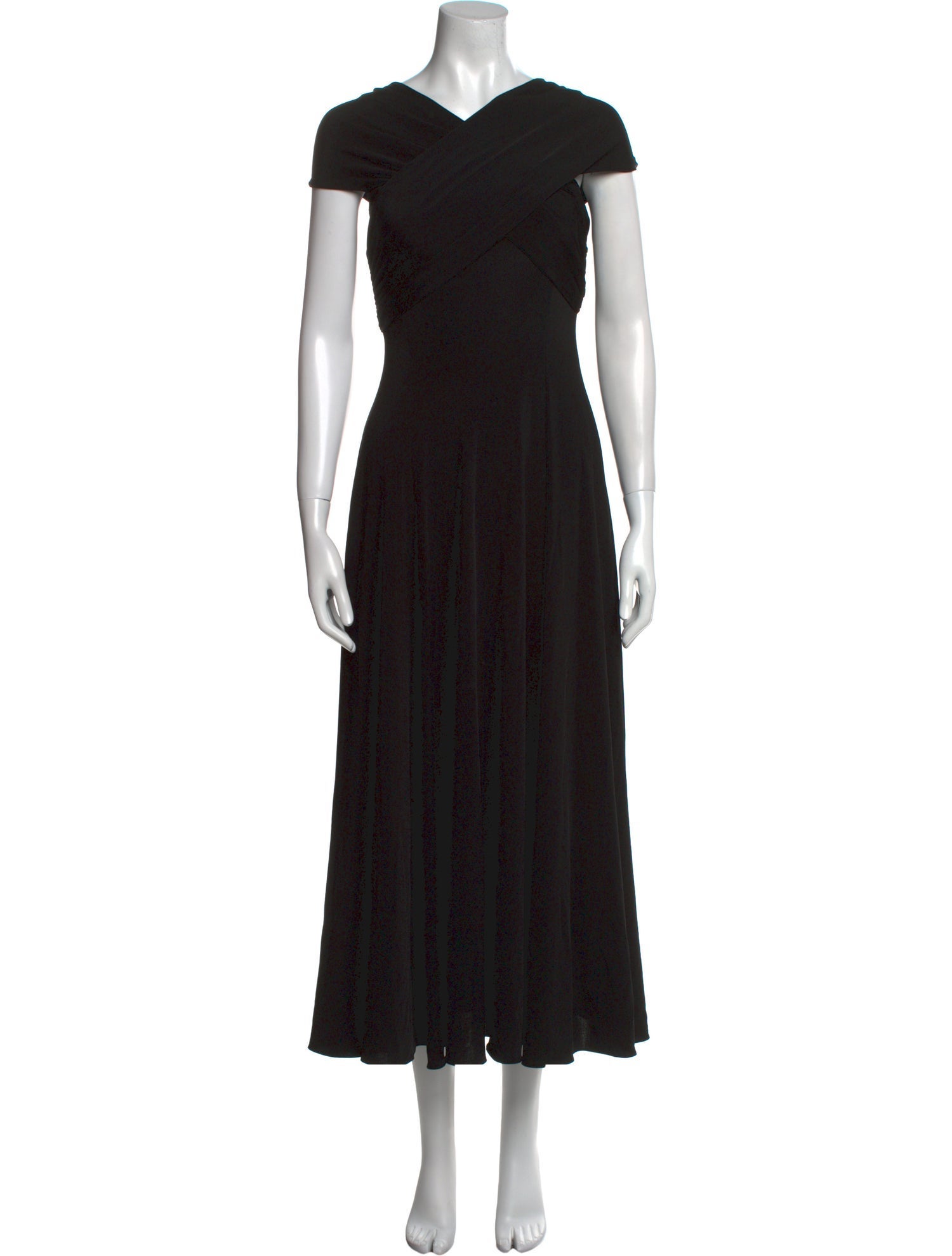 Khaite Off-The-Shoulder Midi Length Dress