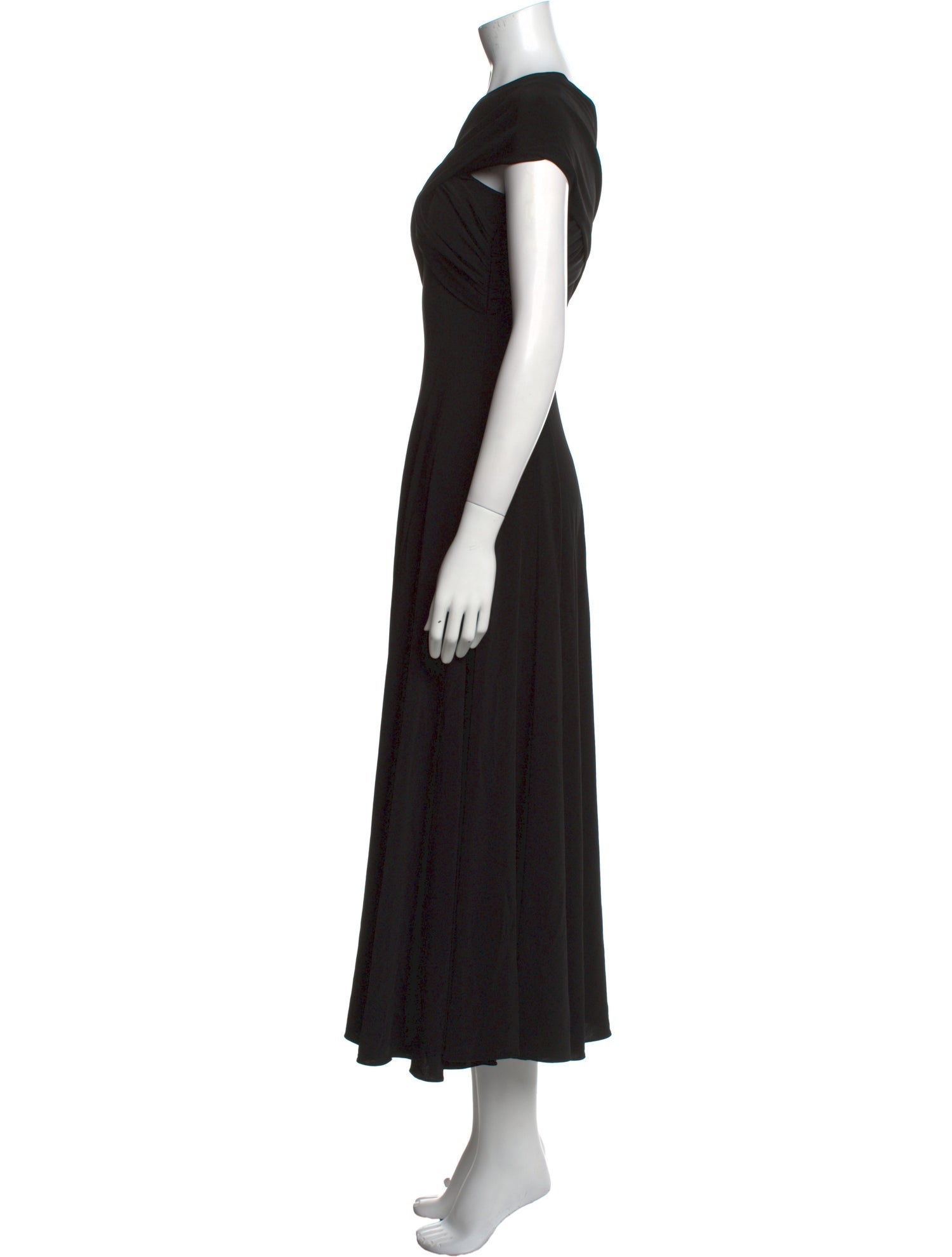 Khaite Off-The-Shoulder Midi Length Dress