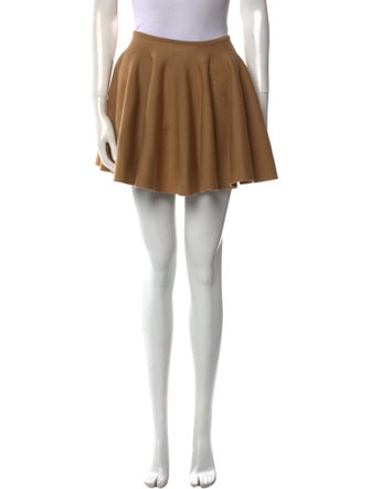 Khaite Wool Mini Skirt
