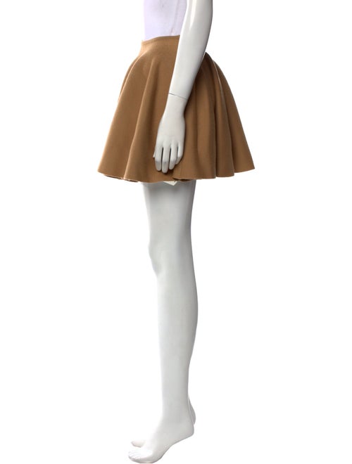 Khaite Wool Mini Skirt