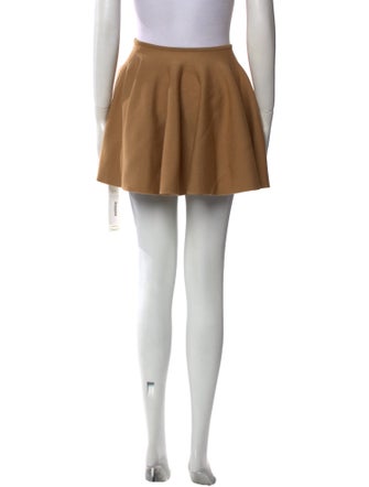Khaite Wool Mini Skirt