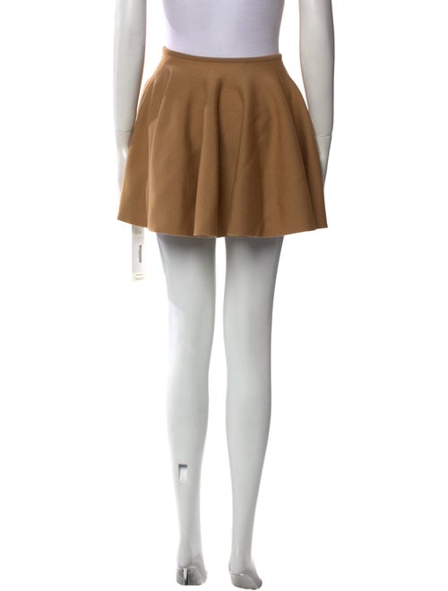 Khaite Wool Mini Skirt