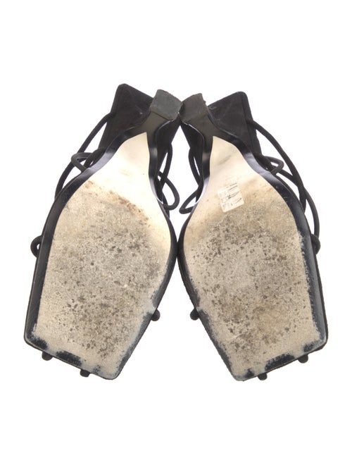 Khaite Suede Slingback Sandals