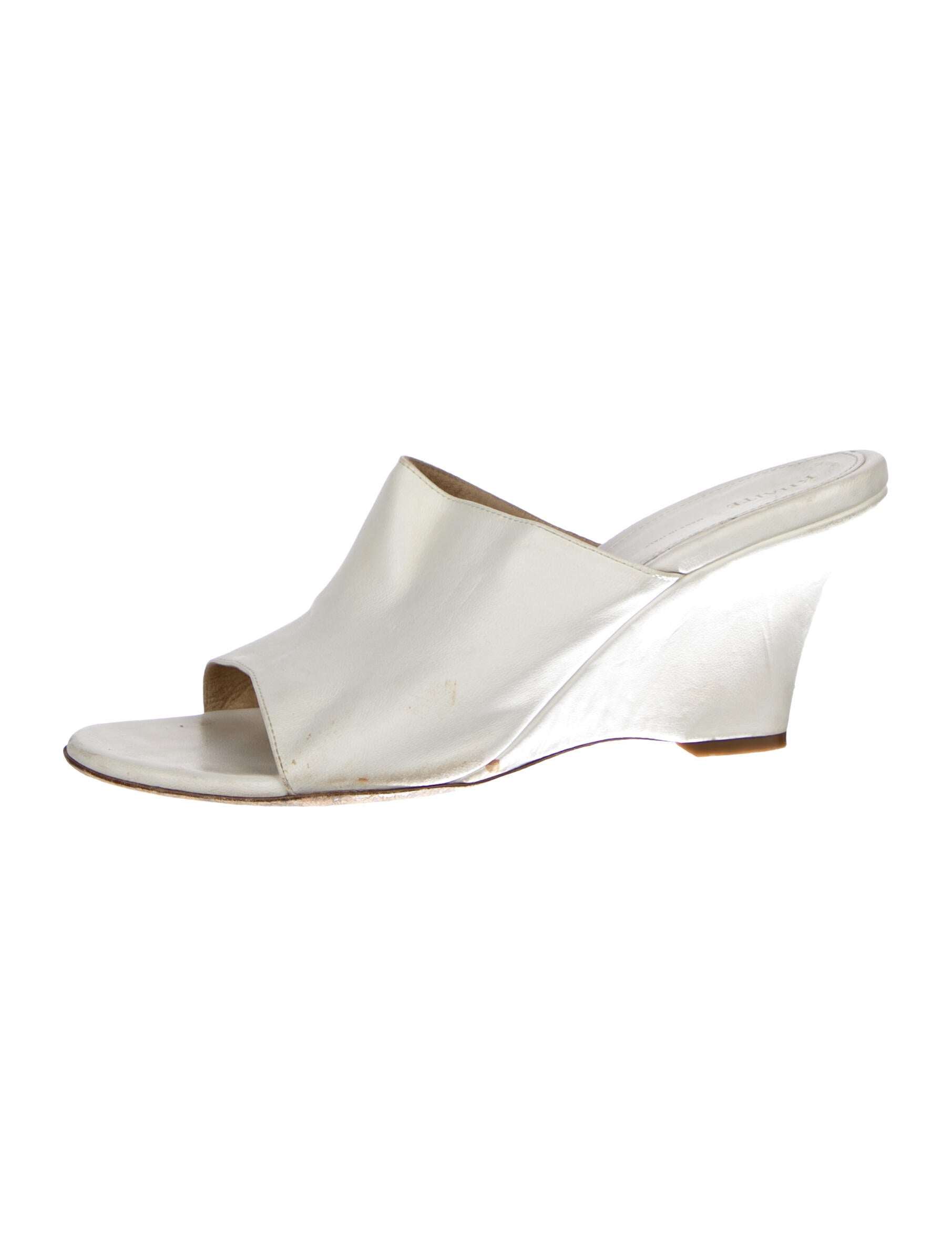 Khaite Leather Slides