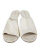 Khaite Leather Slides