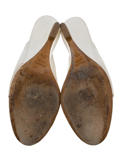 Khaite Leather Slides