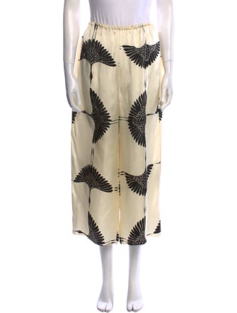 Khaite Printed Wide Leg Pants