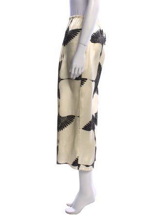 Khaite Printed Wide Leg Pants