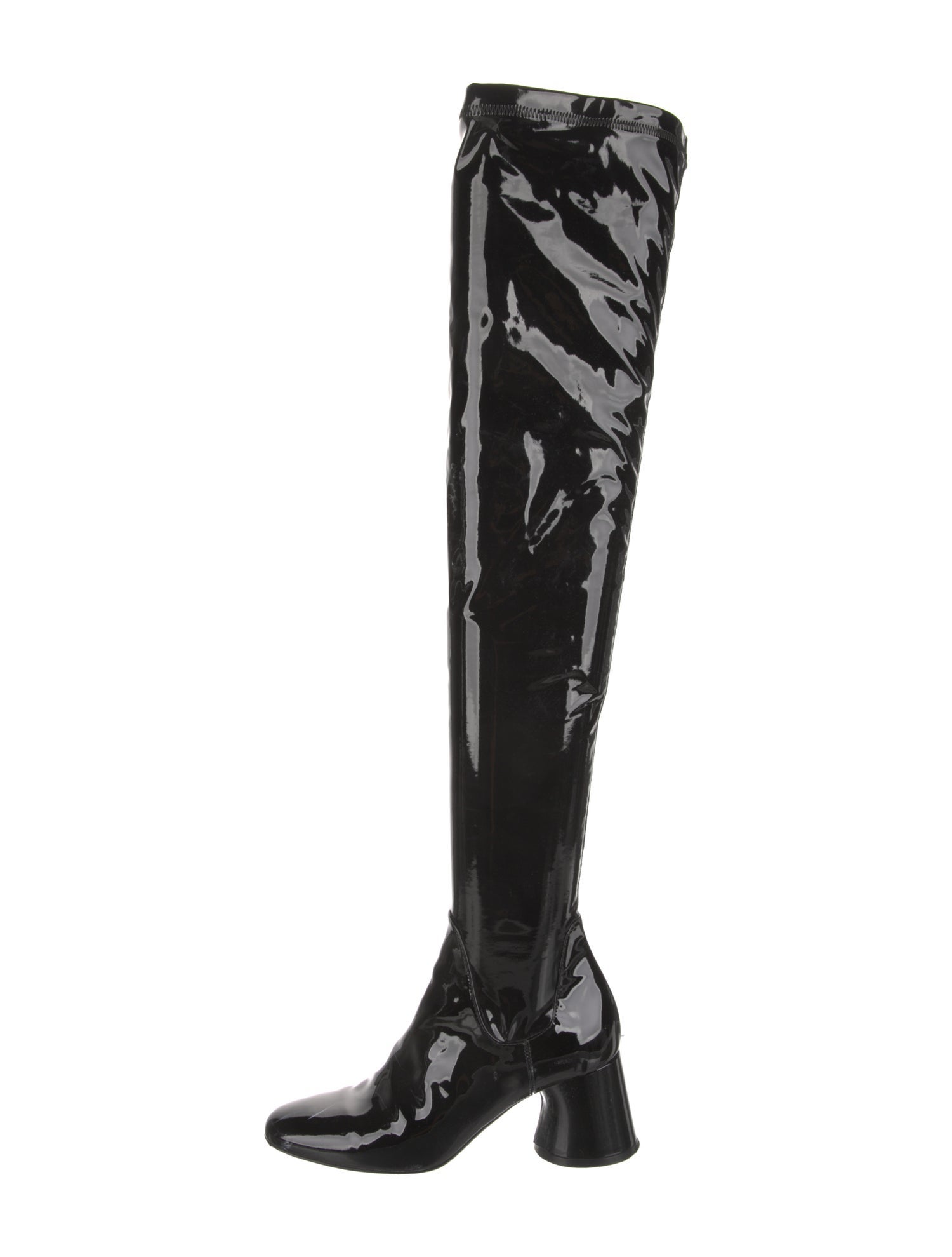 Khaite Patent Leather Boots