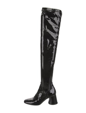 Khaite Patent Leather Boots