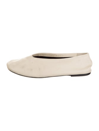 Khaite Leather Ballet Flats