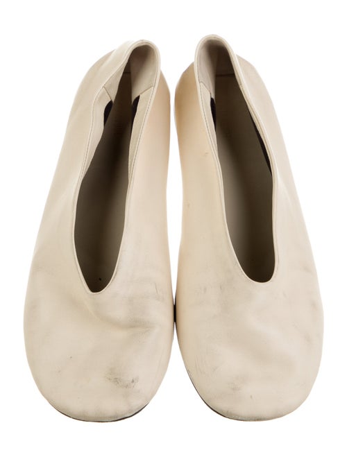 Khaite Leather Ballet Flats