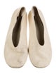 Khaite Leather Ballet Flats