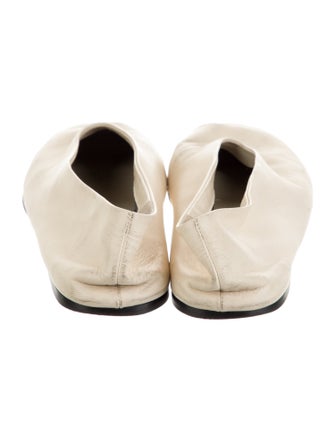 Khaite Leather Ballet Flats