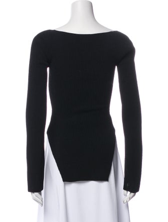 Khaite Square Neckline Long Sleeve Bodysuit