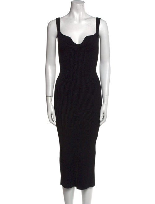 Khaite Printed Midi Length Dress