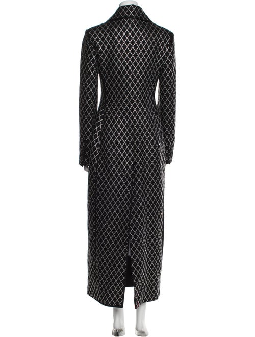 Khaite Plaid Print Trench Coat