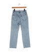 Khaite High-Rise Straight Leg Jeans