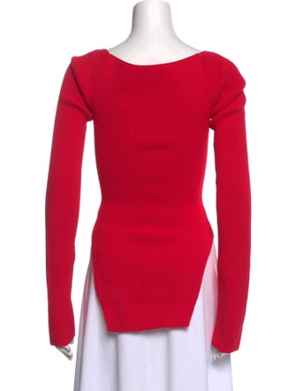 Khaite Square Neckline Long Sleeve Bodysuit