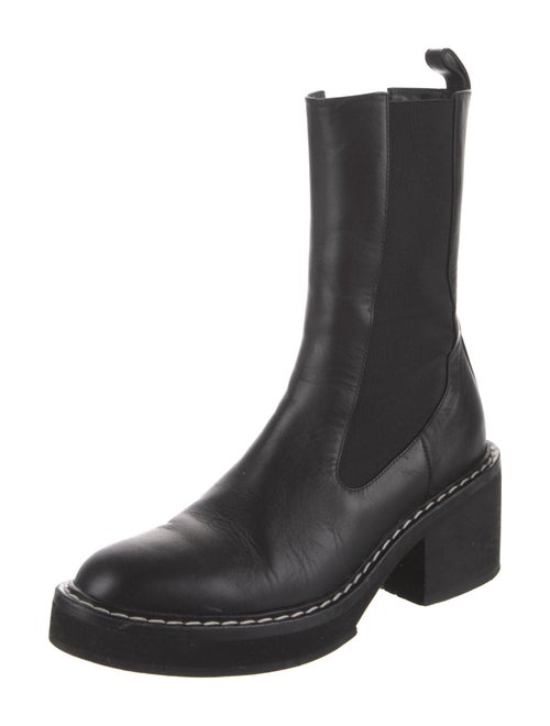 Khaite Leather Chelsea Boots