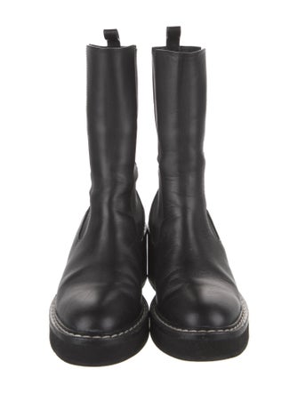 Khaite Leather Chelsea Boots