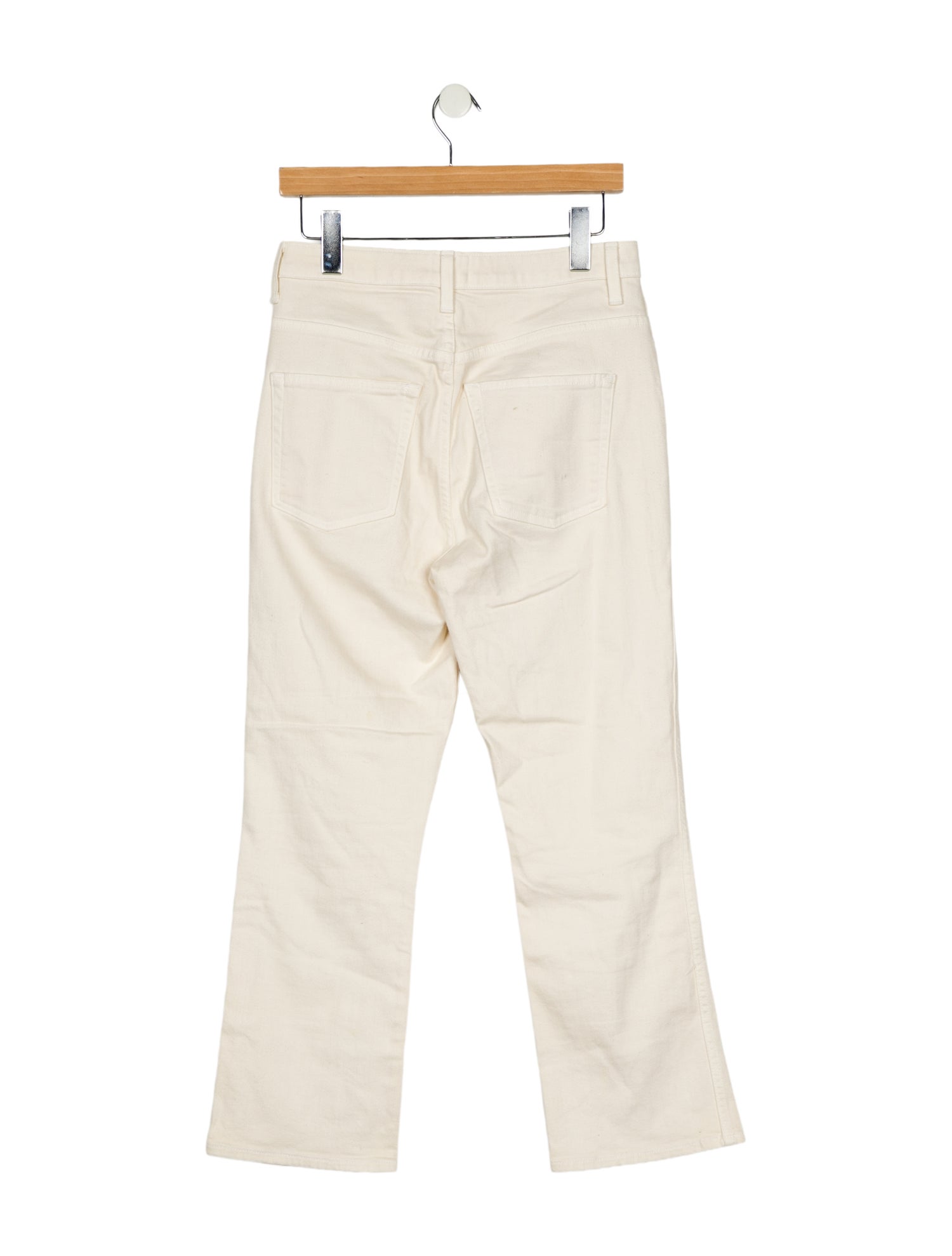 Khaite High-Rise Straight Leg Jeans