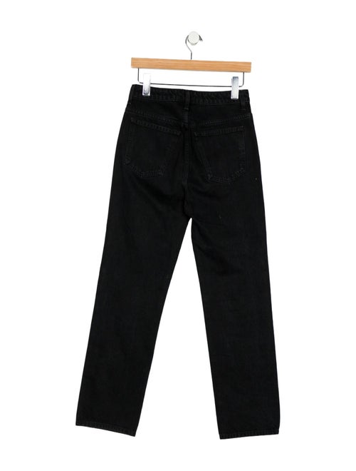 Khaite High-Rise Straight Leg Jeans