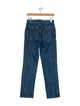 Khaite High-Rise Straight Leg Jeans